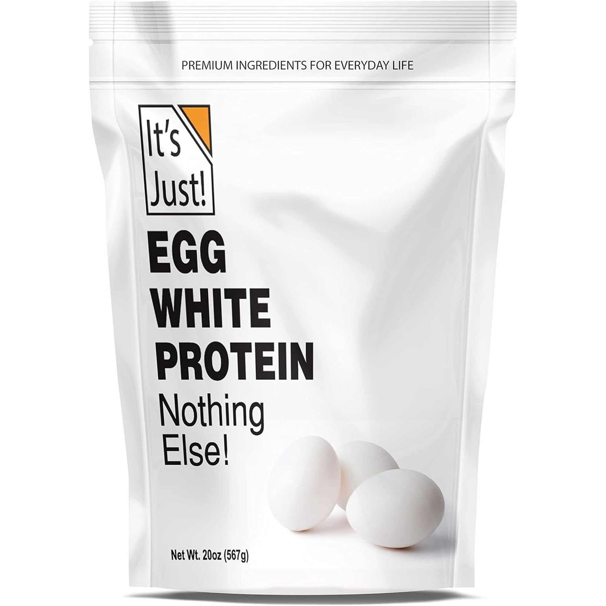 It'S Just! - Egg White Protein Powder, Made in USA from Cage-Free Eggs, Dried Egg Whites (Unflavored, 8Oz)