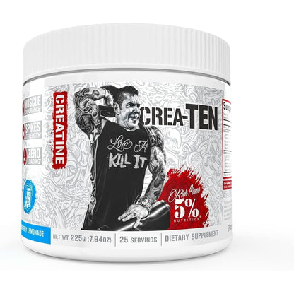 5% Nutrition Createn Creatine Complex + Accelerators | Flavored Creatine Powder for Muscle Gain | Max Power, Strength, Endurance, & Recovery (Blueberry Lemonade)