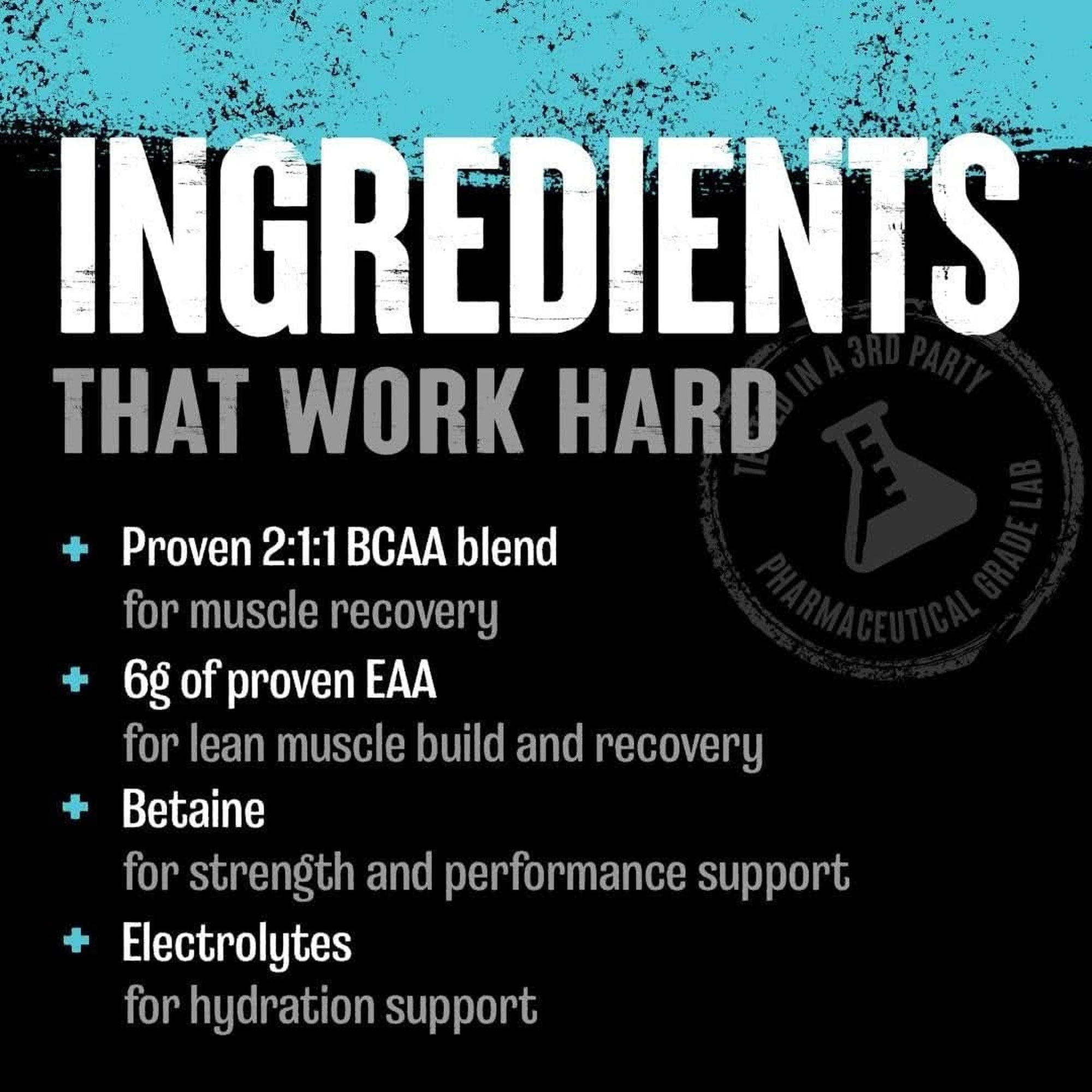 Animal Juiced Amino Acids - BCAA/EAA Matrix plus Hydration with Electrolytes and Sea Salt Anytime Recovery and Improved Performance - 30 Servings