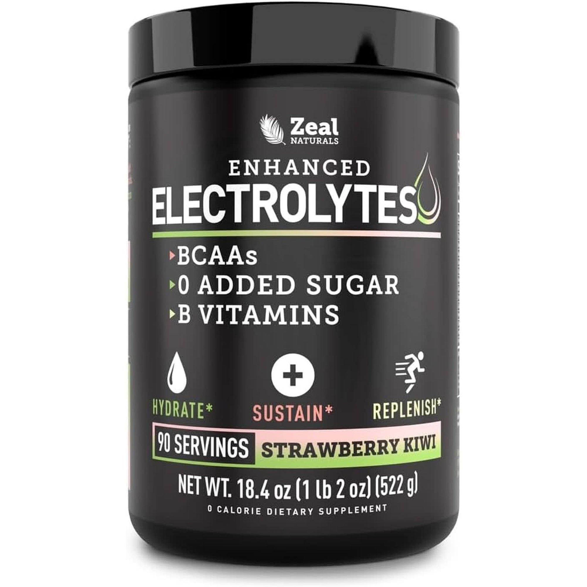 Enhanced Electrolyte Powder Cherry Limeade | 90Ct. + BCAA, B-Vitamins & Real Salt® - Hydration Powder W Potassium, Sodium, Zinc, Magnesium for Hydration