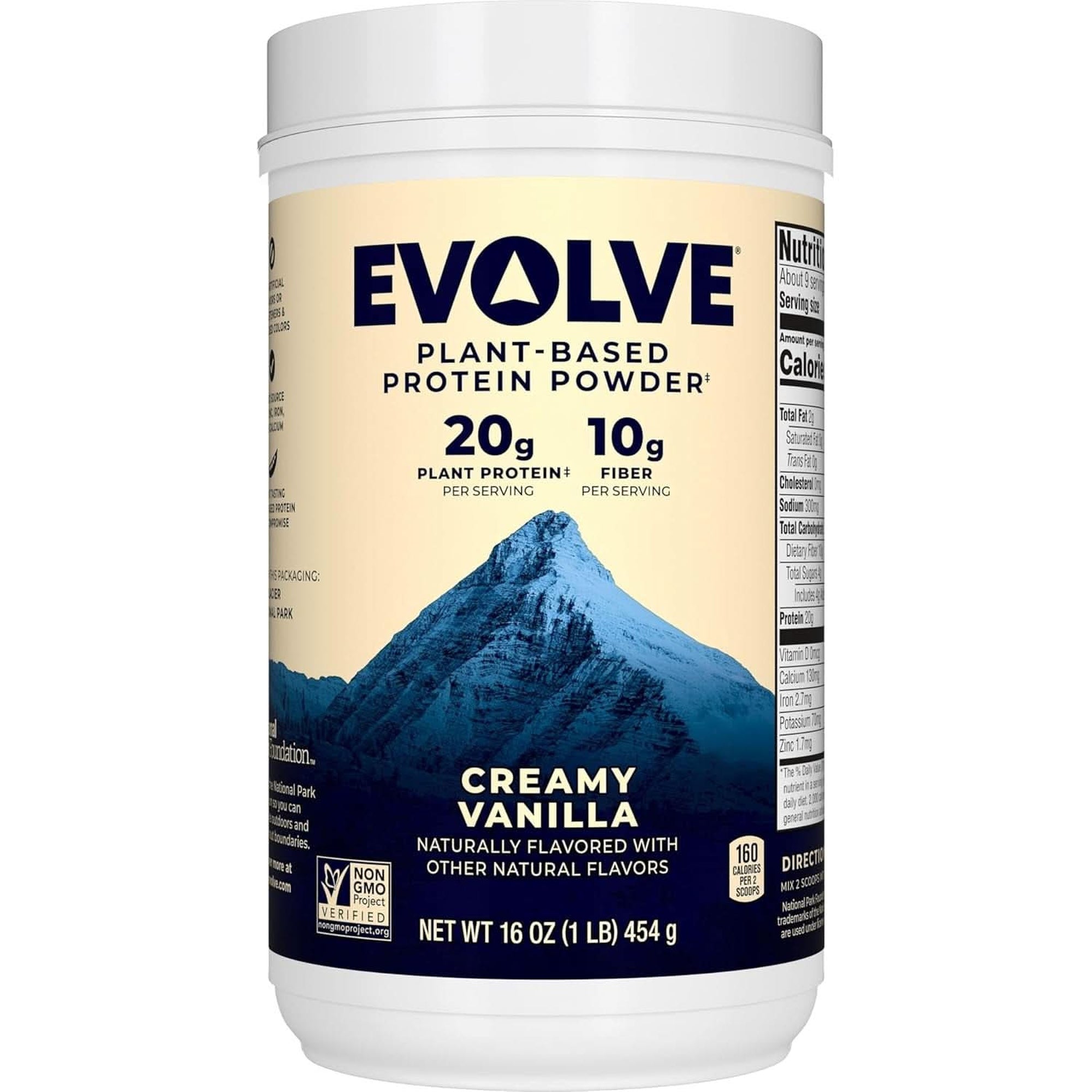 Evolve Plant Based Protein Powder, Double Chocolate, 20G Vegan Protein, Dairy Free, No Artificial Flavors, Non-Gmo, 3G Fiber, Amazon Exclusive, 2 Pound (Packaging May Vary)