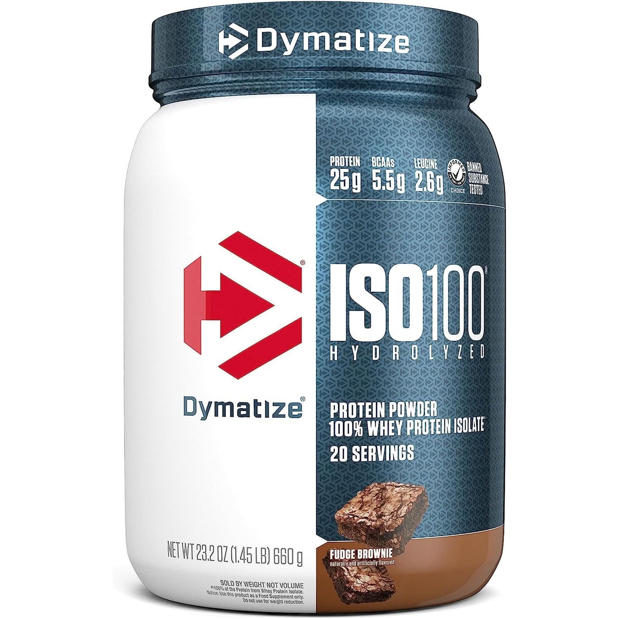 Dymatize ISO 100 Whey Protein Powder with 25G of Hydrolyzed 100% Whey Isolate, Gluten Free, Fast Digesting, Gourmet, 3 Pound, Vanilla, 3 Pound, 48 Oz