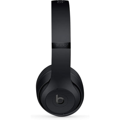 Beats Studio3 Wireless Noise Cancelling Over-Ear Headphones - Apple W1 Headphone Chip, Class 1 Bluetooth, 22 Hours of Listening Time, Built-In Microphone - Matte Black