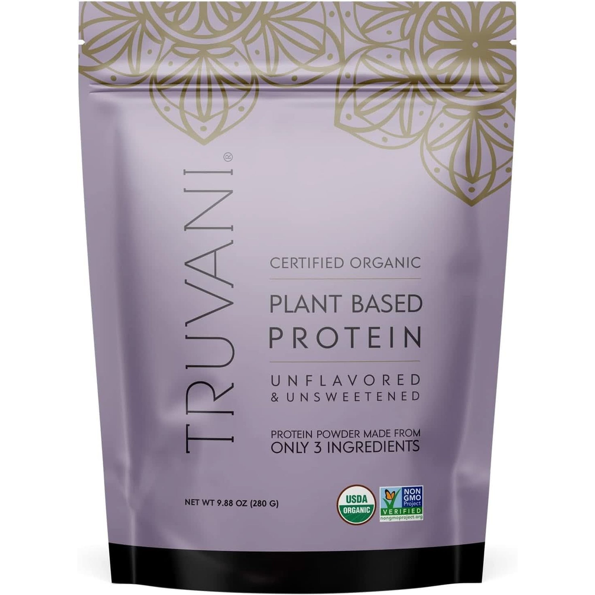 Truvani Pea Protein Powder, Vanilla, 20.9Oz, 1Pk, 20 Servings