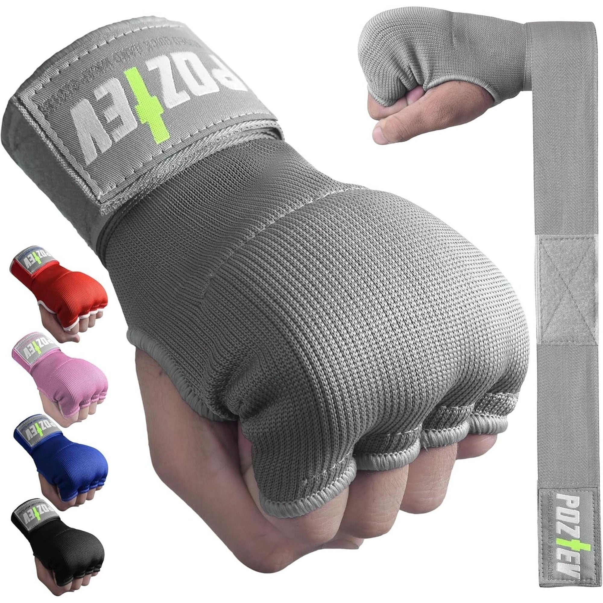 Boxing Hand Wraps for Men & Women - Boxing Quick Wraps Inner Gloves Kickboxing Handwraps for Boxing Gloves Gear Knuckle Support Elastic Wrist Straps for Training MMA Shadowboxing Muay Thai