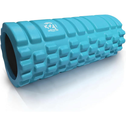 321 STRONG Foam Roller - Medium Density Deep Tissue Massager for Muscle Massage and Myofascial Trigger Point Release, with 4K Ebook