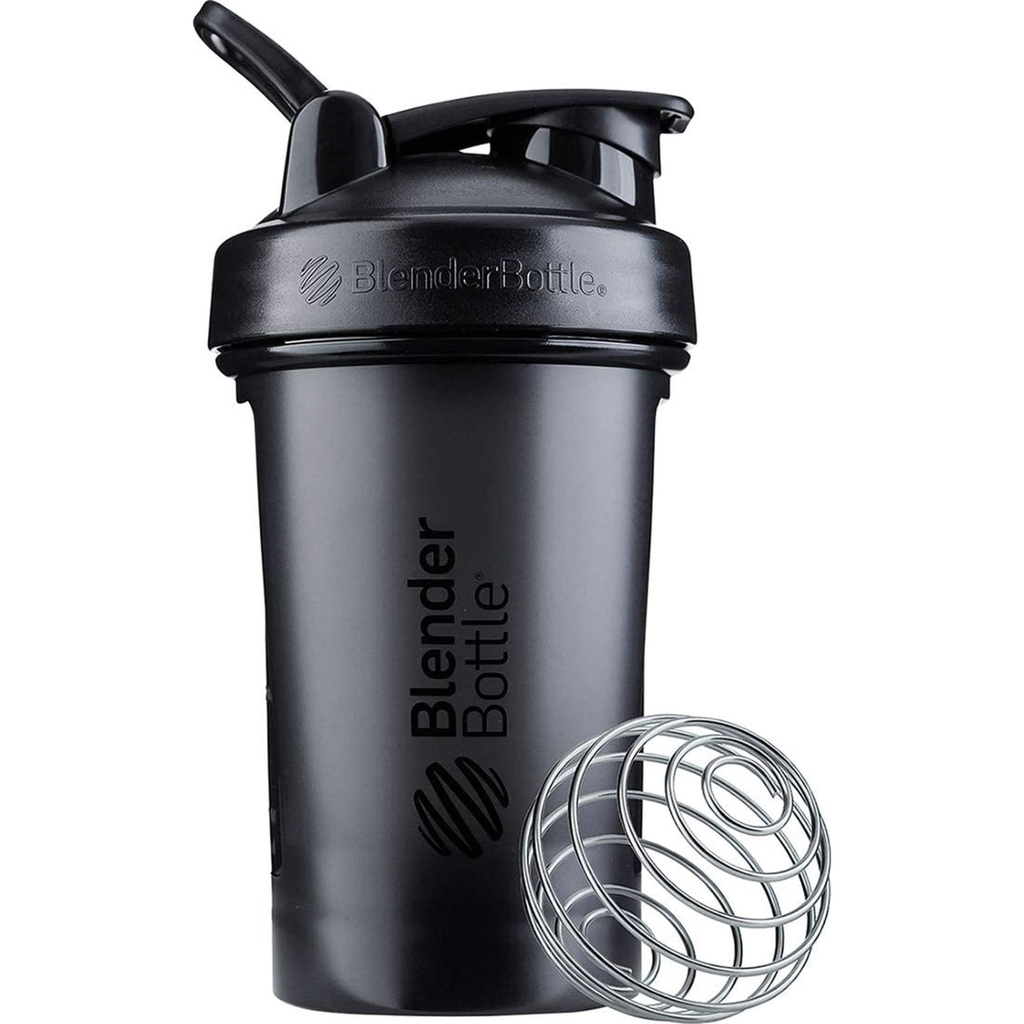 Blenderbottle Classic V2 Shaker Bottle Perfect for Protein Shakes and Pre Workout, 28-Ounce, Grey/Black, Black Shadow