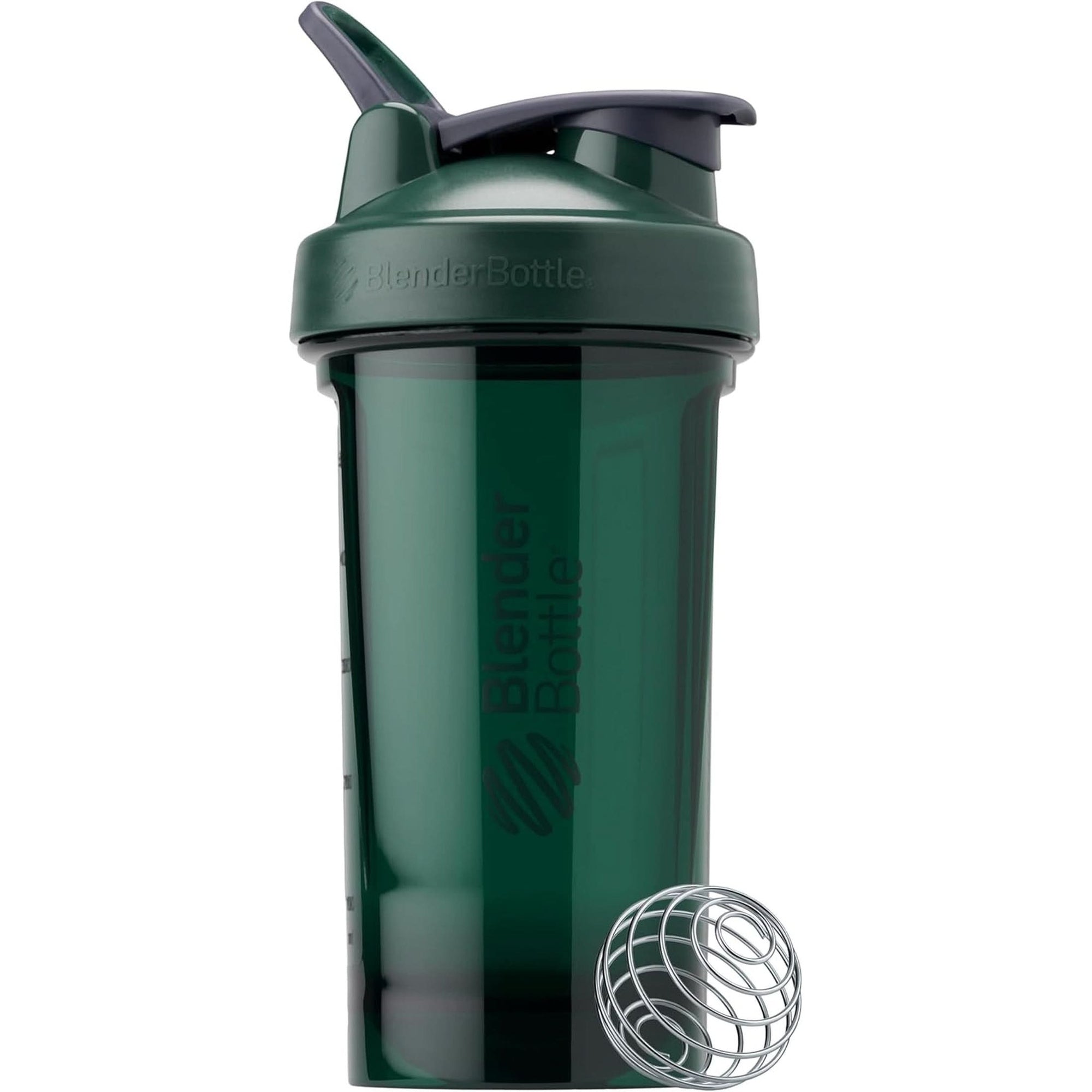 Blenderbottle Shaker Bottle Pro Series Perfect for Protein Shakes and Pre Workout, 24-Ounce, Black/Clear