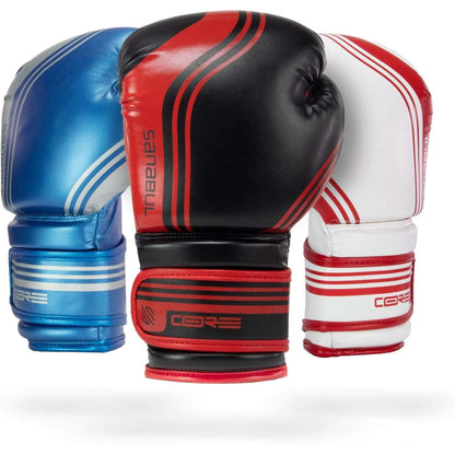 Sanabul Core Gel Training Boxing Gloves for Men and Women Advanced Muay Thai and Kickboxing Gloves Heavy Bag & Boxing Sparring