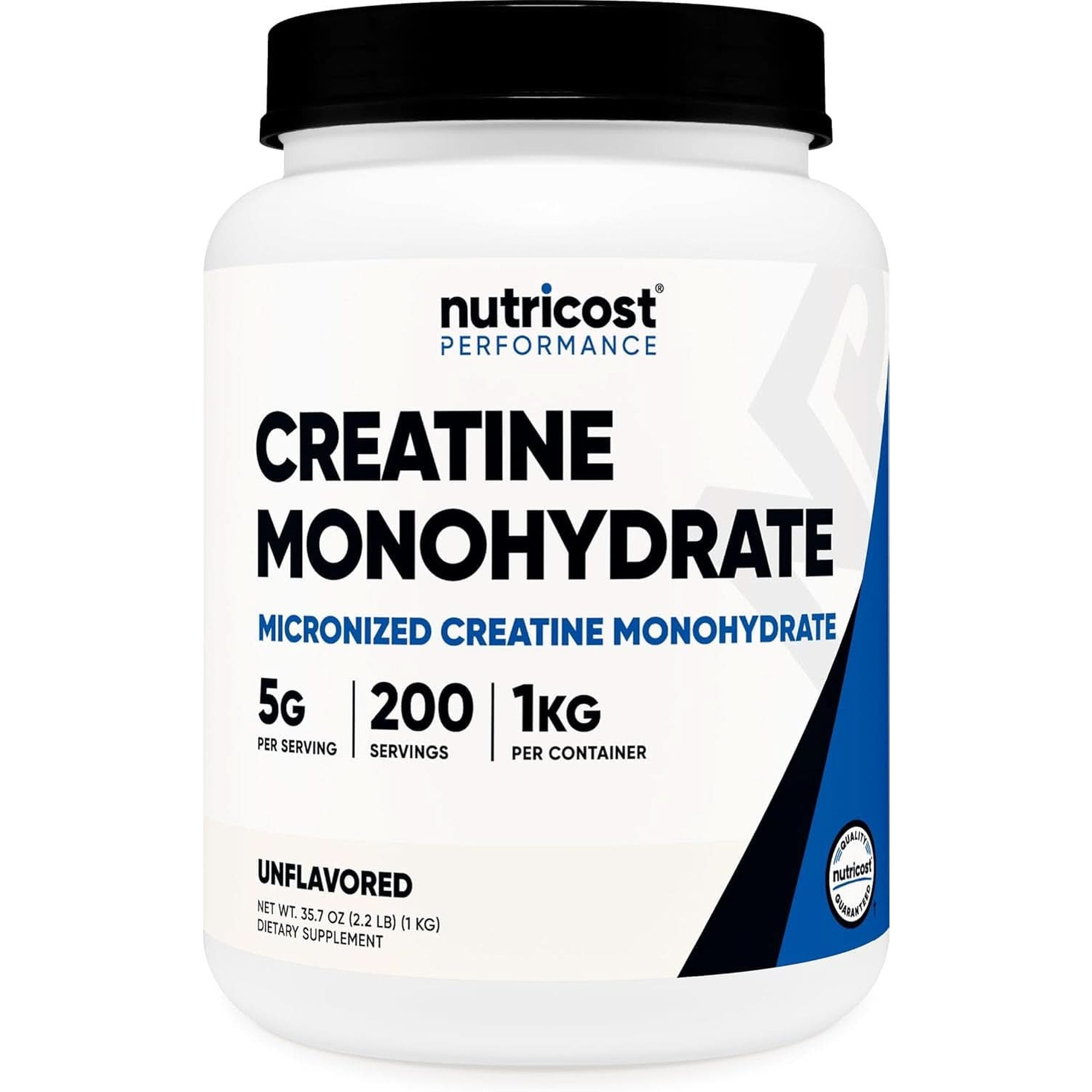 Nutricost Creatine Monohydrate Micronized Powder 500G, 5000Mg per Serv (5G) - Micronized Creatine Monohydrate, 100 Servings, 17.9 Oz