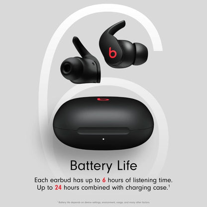 Beats Fit Pro - True Wireless Noise Cancelling Earbuds - Apple H1 Headphone Chip, Compatible with Apple & Android, Class 1 Bluetooth, Built-In Microphone, 6 Hours of Listening Time - Beats Black