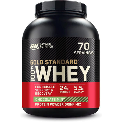 Optimum Nutrition Gold Standard 100% Whey Protein Powder, Double Rich Chocolate, 2 Pound (Packaging May Vary)