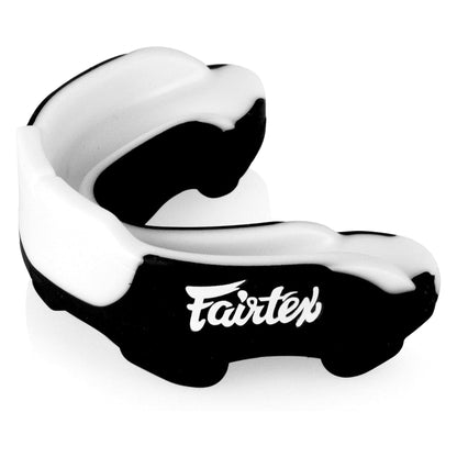 Fairtex MG3 Gel Mouth Guard Protection | Ultimate Protection for Contact Sports | Custom Fit, Bpa-Free, Latex-Free | Quick Tether Connect, Heavy-Duty Shock Frame, Gel-Fit Liner Black