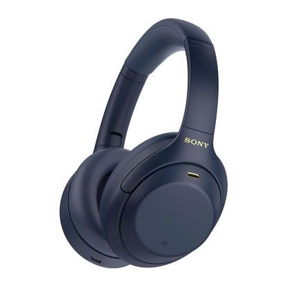 Sony WH-1000XM4 Wireless Premium Noise Canceling Overhead Headphones with Mic for Phone-Call and Alexa Voice Control, Midnight Blue WH1000XM4