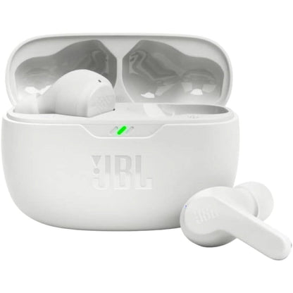 JBL Vibe Beam - True Wireless JBL Deep Bass Sound Earbuds, Bluetooth 5.2, Water & Dust Resistant, Hands-Free Call with Voiceaware, up to 32 Hours of Battery Life Black