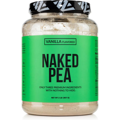 Naked Pea - Vanilla Pea Protein - Pea Protein Isolate from North American Farms - 5Lb Bulk, Plant Based, Vegetarian & Vegan Protein. Easy to Digest, Non-Gmo, Gluten Free, Lactose Free, Soy Free