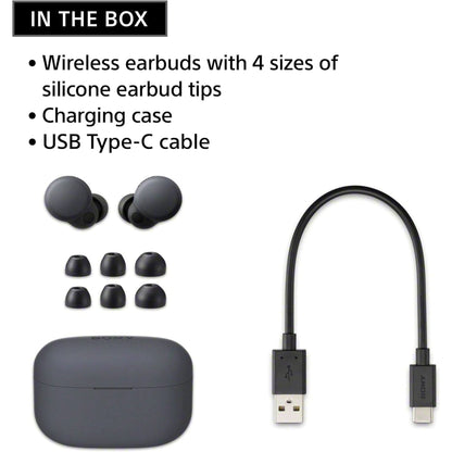 Sony Linkbuds S Truly Wireless Noise Canceling Earbud Headphones with Alexa Built-In, Bluetooth Ear Buds Compatible with Iphone and Android, Black