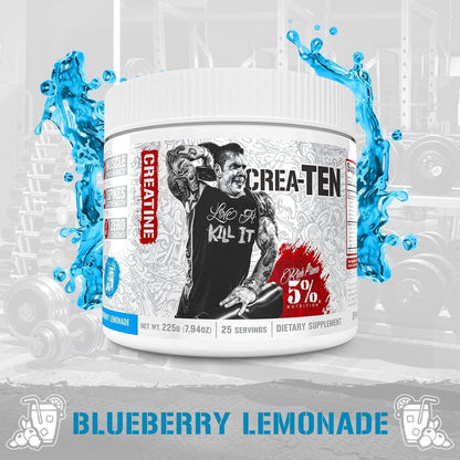 5% Nutrition Createn Creatine Complex + Accelerators | Flavored Creatine Powder for Muscle Gain | Max Power, Strength, Endurance, & Recovery (Blueberry Lemonade)