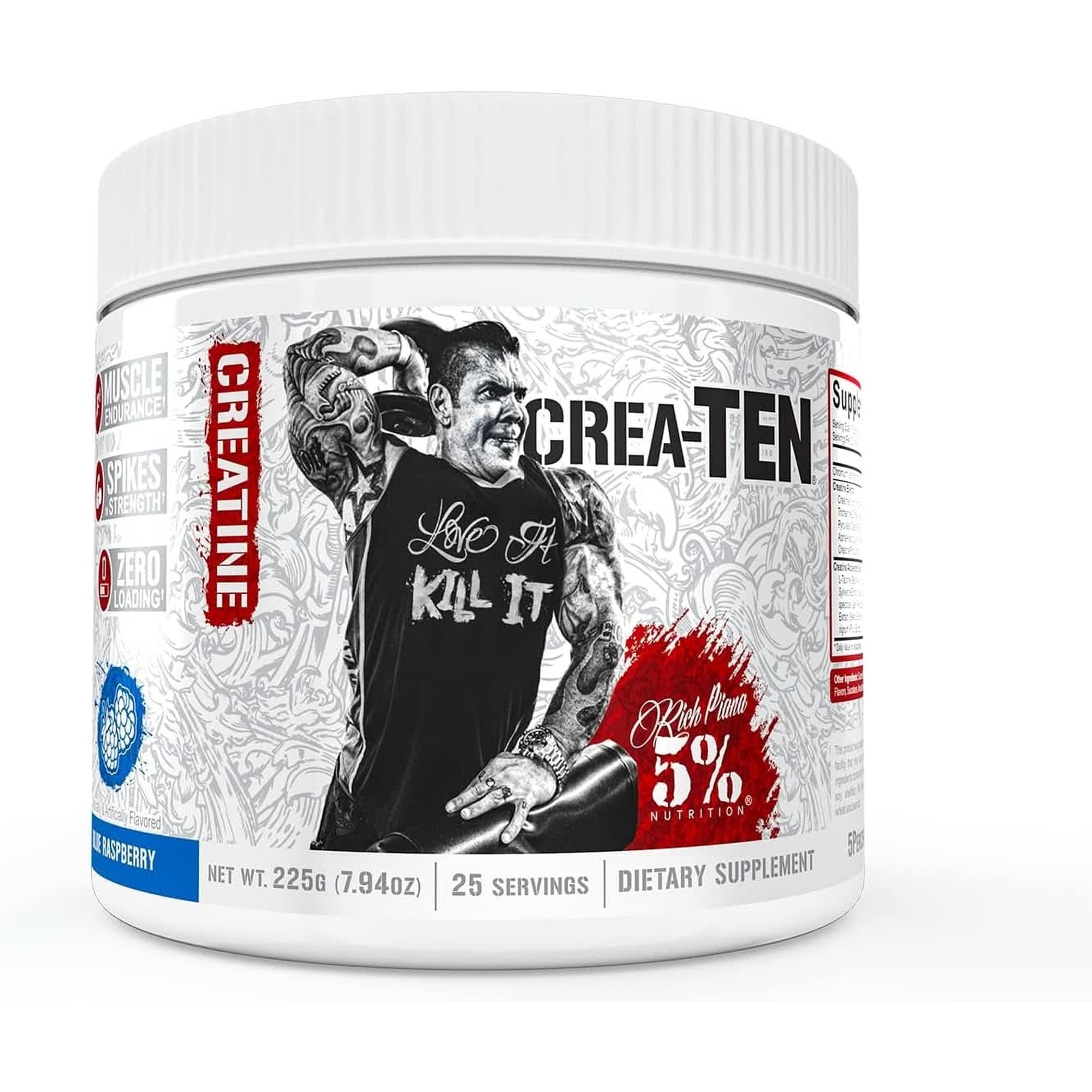 5% Nutrition Createn Creatine Complex + Accelerators | Flavored Creatine Powder for Muscle Gain | Max Power, Strength, Endurance, & Recovery (Blueberry Lemonade)