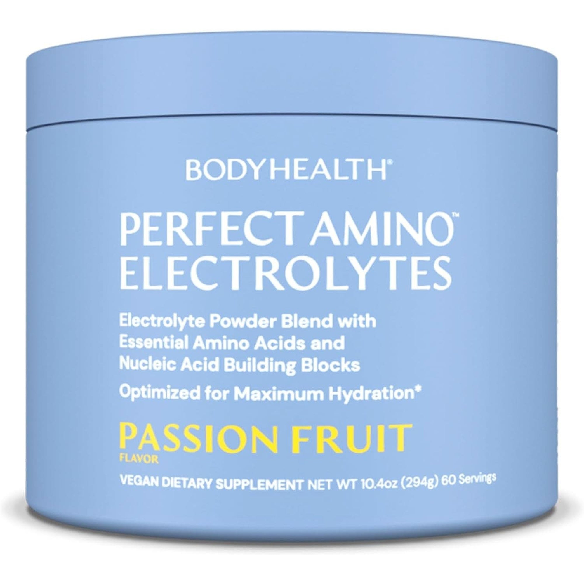 Bodyhealth Perfectamino Electrolytes Powder, Hydration Powder, Sugar Free Electrolyte Drink Mix, Keto Electrolytes Powder, Non GMO, Mixed Berry Flavor (30 Servings)