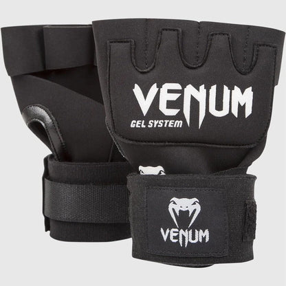 Venum "Kontact" Gel Glove Wraps, Black