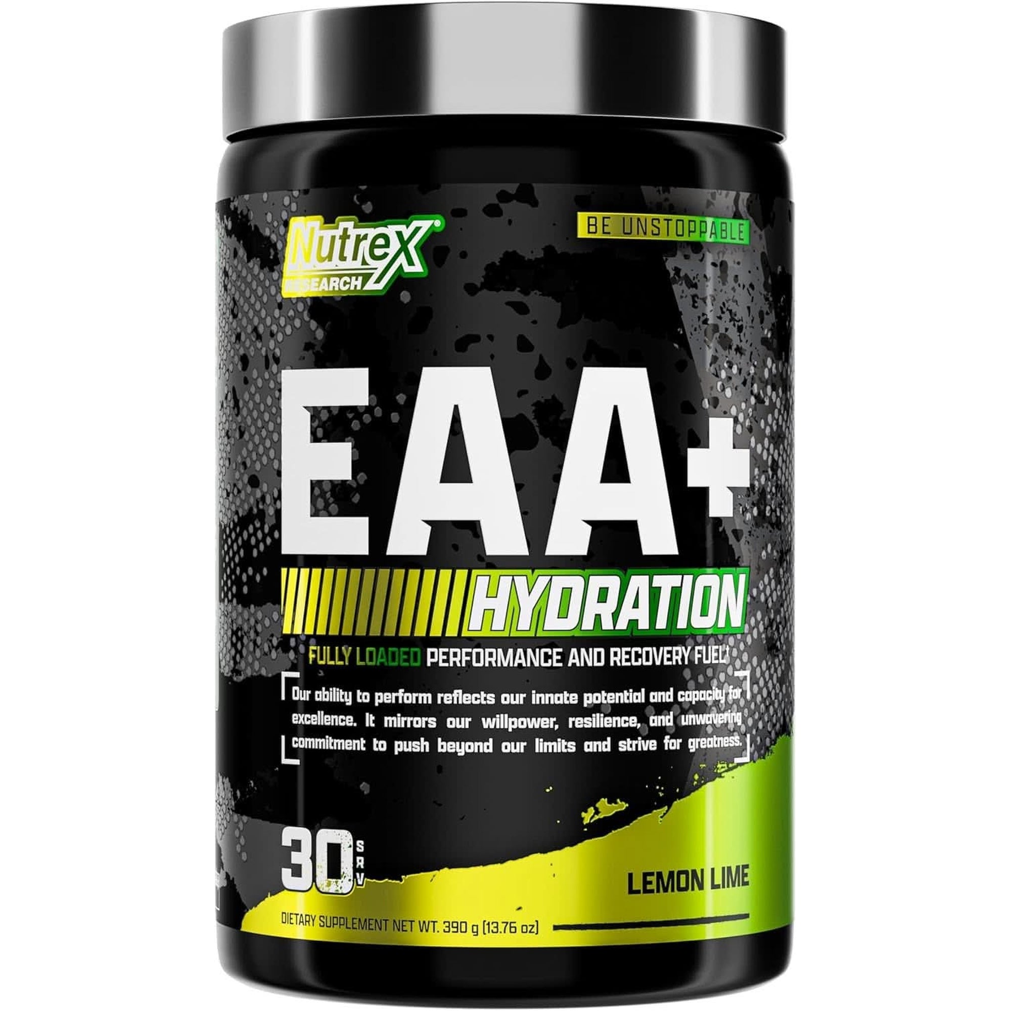 Nutrex Research EAA Hydration | Eaas + BCAA Powder | Muscle Recovery, Strength, Muscle Building, Endurance | 8G Essential Amino Acids + Electrolytes | 30 Servings It'S Mango Time