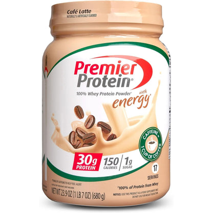 Premier Protein Protein Powder, 30G Protein, 1G Sugar, No Soy Ingredients, Gluten Free, Chocolate Milkshake, 29 Servings, 41.9Oz