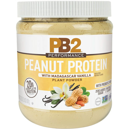 PB2 Performance Peanut Protein Powder with Dutch Cocoa – [2 Lb/32 Oz Jar] – 20G of Vegan Plant Based Protein Powder, Non GMO, Gluten Free, Non Dairy