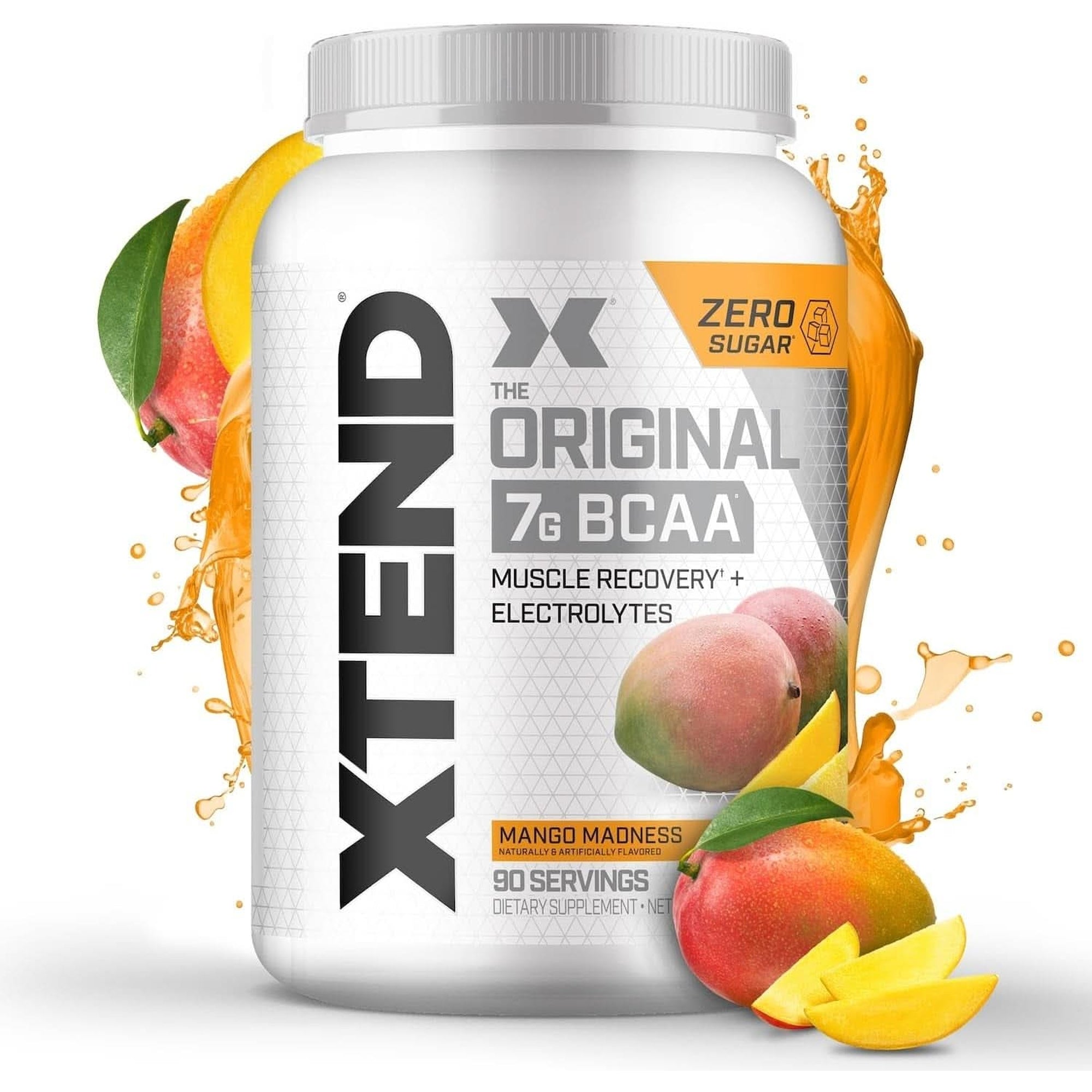 Xtend XTEND Original BCAA Powder 7G BCAA and 2.5G L-Glutamine, Sugar Free Post Workout Muscle Recovery Drink with Amino Acids for Men & Women, 30 Servings