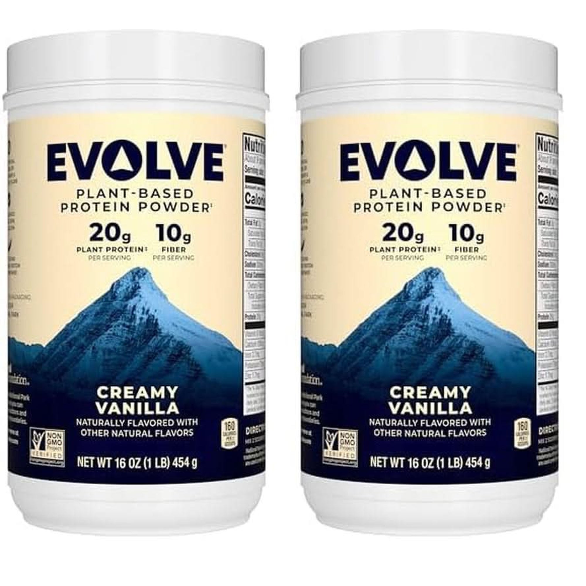 Evolve Plant Based Protein Powder, Double Chocolate, 20G Vegan Protein, Dairy Free, No Artificial Flavors, Non-Gmo, 3G Fiber, Amazon Exclusive, 2 Pound (Packaging May Vary)