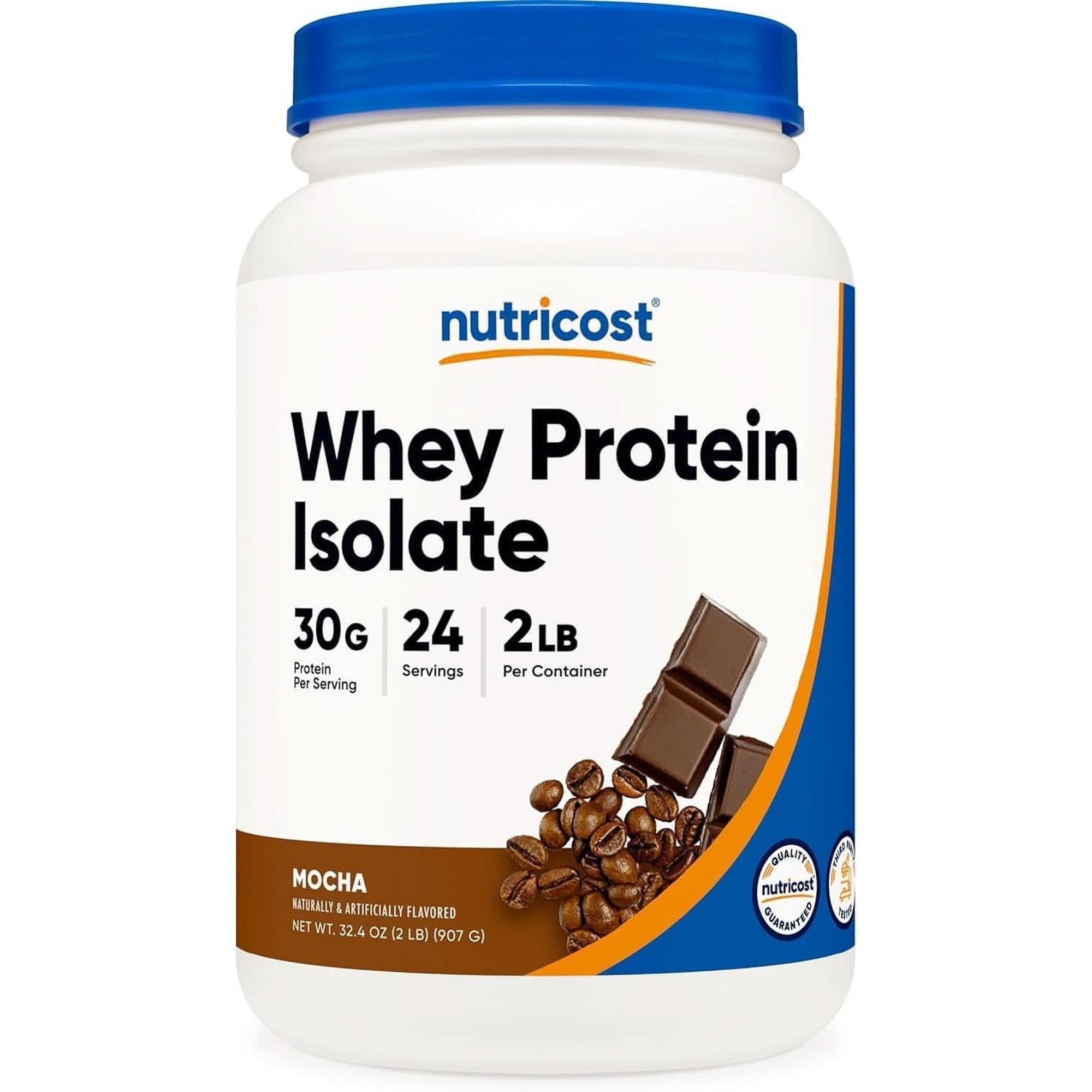 Nutricost Isolate Whey Protein Powder, Vanilla, 5 Pounds