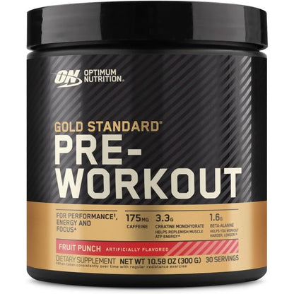 Optimum Nutrition Gold Standard Pre Workout with Creatine, Beta-Alanine, and Caffeine for Energy, Flavor: Green Apple, 30 Servings (Packaging May Vary)