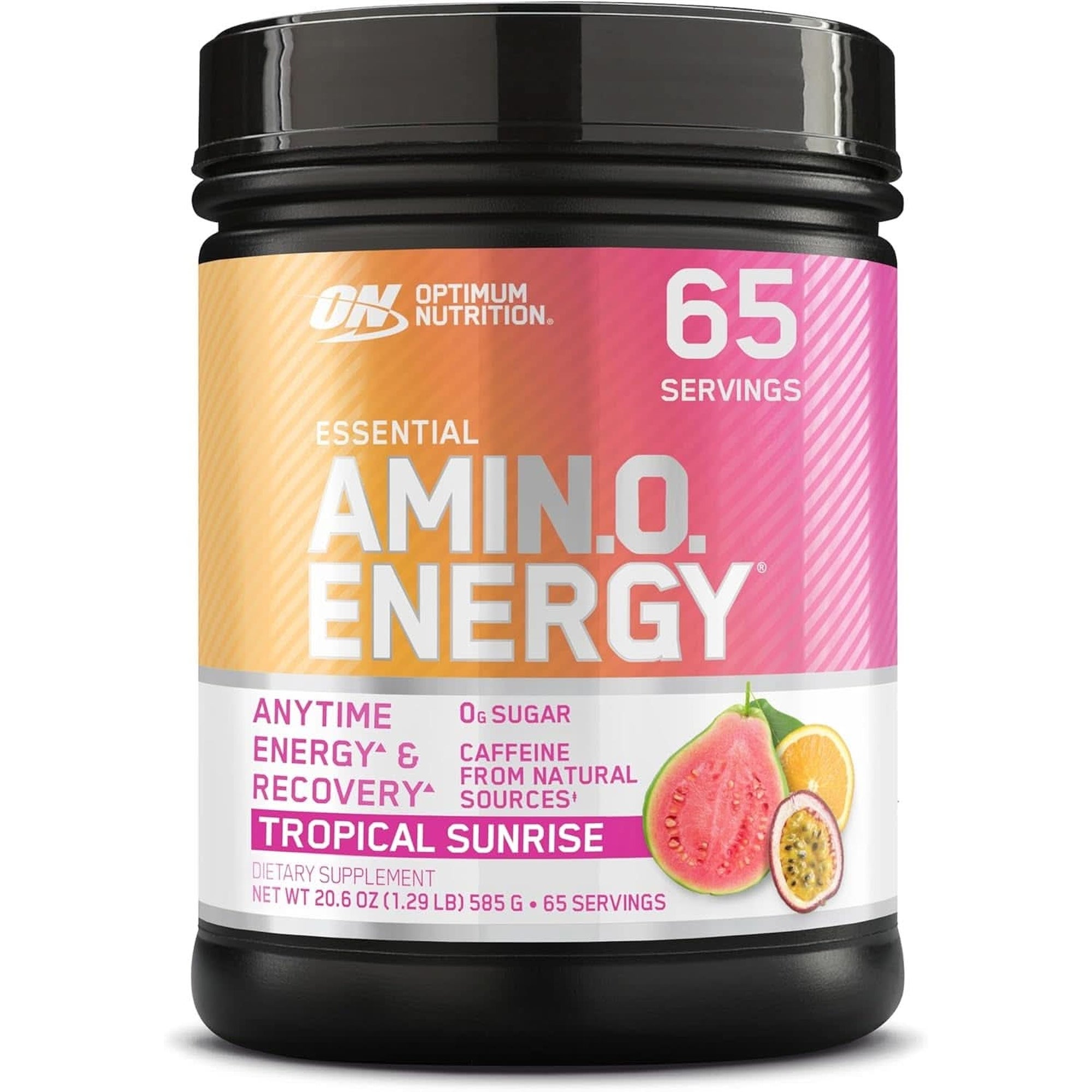 Optimum Nutrition Amino Energy - Pre Workout with Green Tea, BCAA, Amino Acids, Keto Friendly, Green Coffee Extract, Energy Powder - Blue Raspberry, 30 Servings (Packaging May Vary)