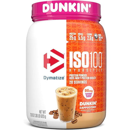 Dymatize ISO 100 Whey Protein Powder with 25G of Hydrolyzed 100% Whey Isolate, Gluten Free, Fast Digesting, Gourmet, 3 Pound, Vanilla, 3 Pound, 48 Oz