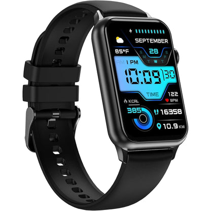 Smart Watch, Health Fitness Tracker Watch for Women Men with 24/7 Heart Rate Spo2 Blood Pressure Monitor Sleep Tracker 128 Exercise Modes Step Calorie Counter Pedometer IP68 Waterproof for Android Ios