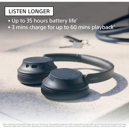 Sony WH-CH720N Noise Canceling Wireless Headphones Bluetooth over the Ear With Alexa Built-In, Black (New)