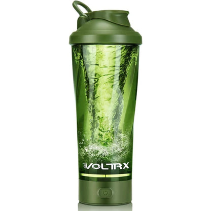 VOLTRX Premium Electric Protein Shaker Bottle, Made with Tritan - BPA Free - 30 Oz Vortex Portable Mixer Cup/Usb Rechargeable Shaker Cups for Protein Shakes