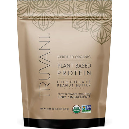 Truvani Pea Protein Powder, Vanilla, 20.9Oz, 1Pk, 20 Servings