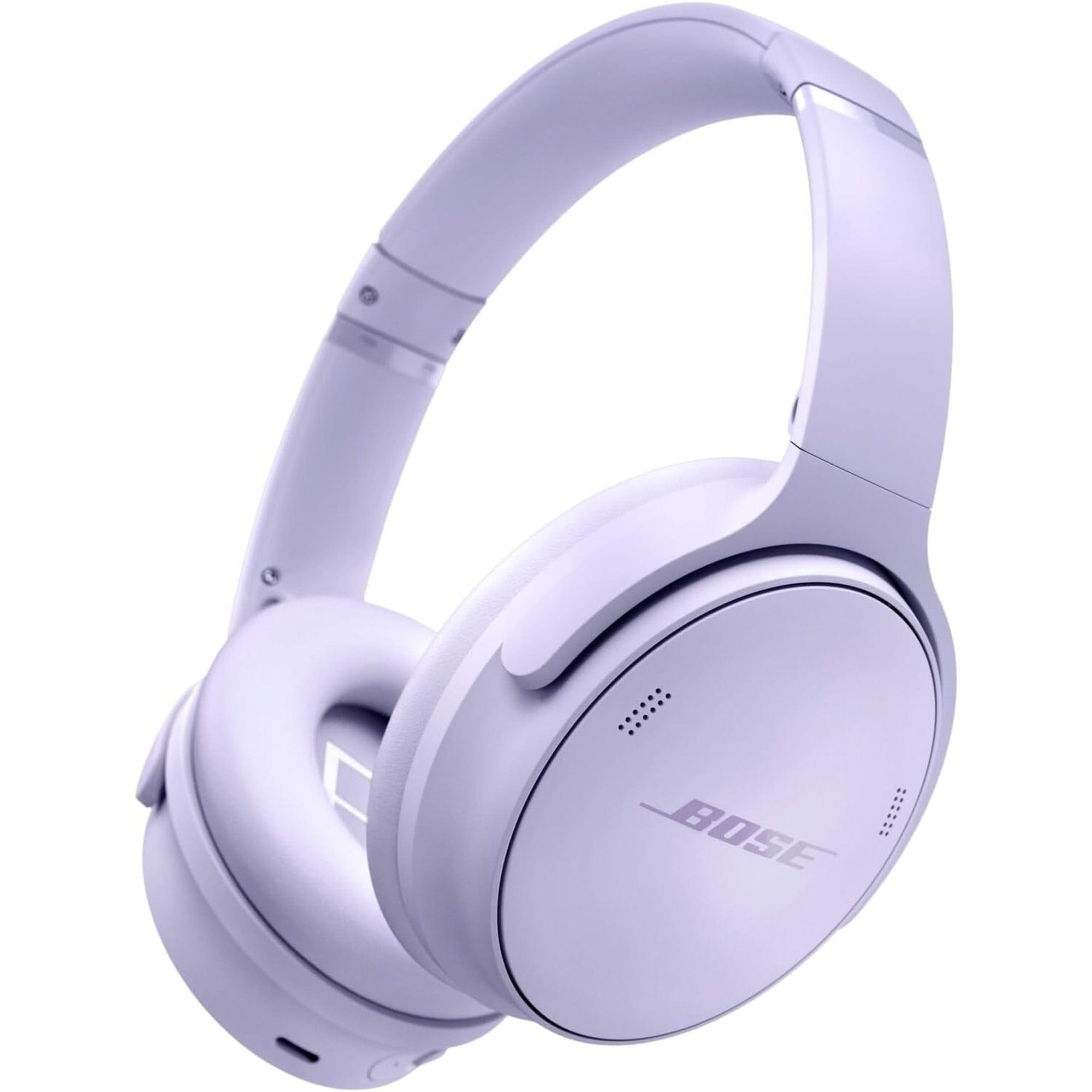 Bose Quietcomfort Bluetooth Headphones, Wireless Headphones, over Ear Noise Cancelling Headphones with Mic, up to 24 Hours of Battery Life, White Smoke