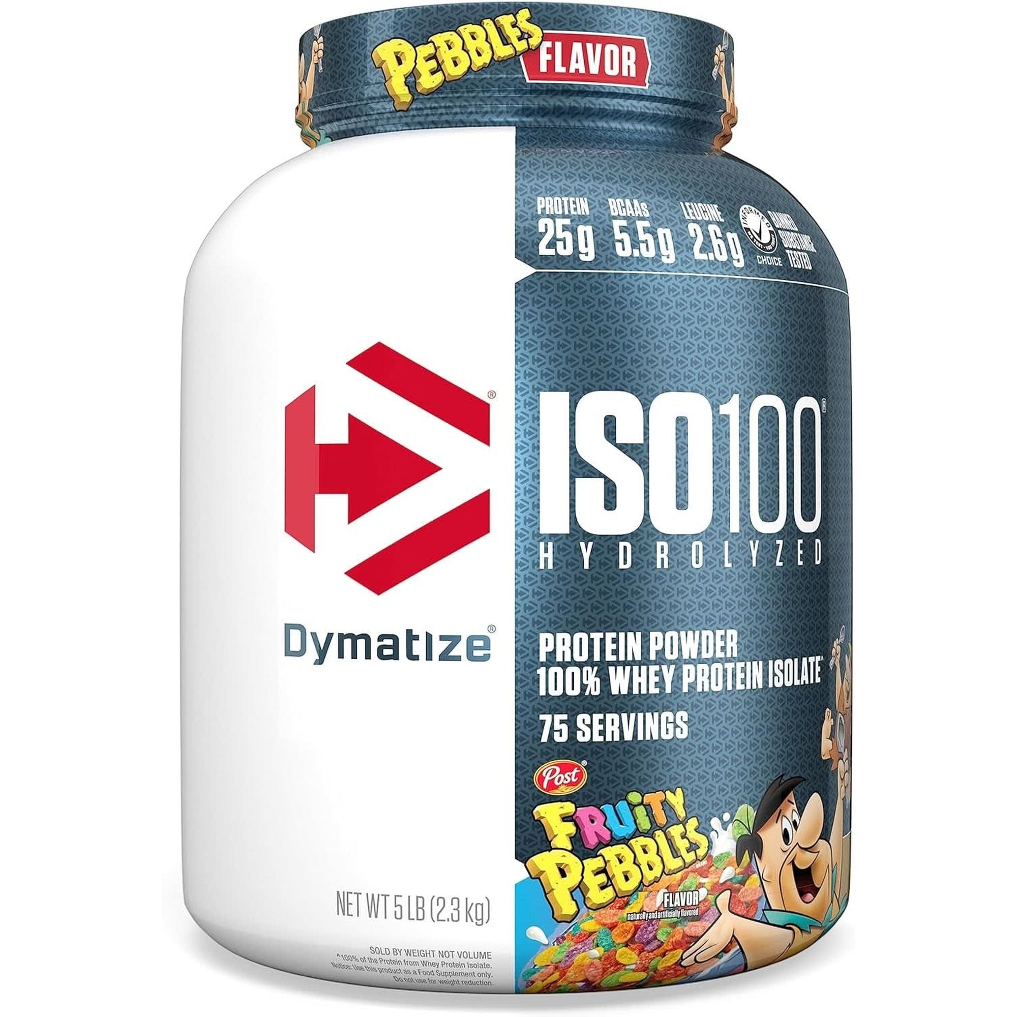 Dymatize ISO 100 Whey Protein Powder with 25G of Hydrolyzed 100% Whey Isolate, Gluten Free, Fast Digesting, Gourmet, 3 Pound, Vanilla, 3 Pound, 48 Oz