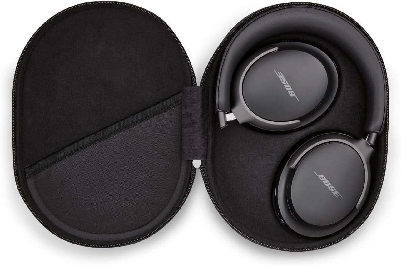 Bose Quietcomfort Ultra Bluetooth Headphones, Wireless Headphones with Spatial Audio, over Ear Noise Cancelling Headphones with Mic, up to 24 Hours of Battery Life, Black