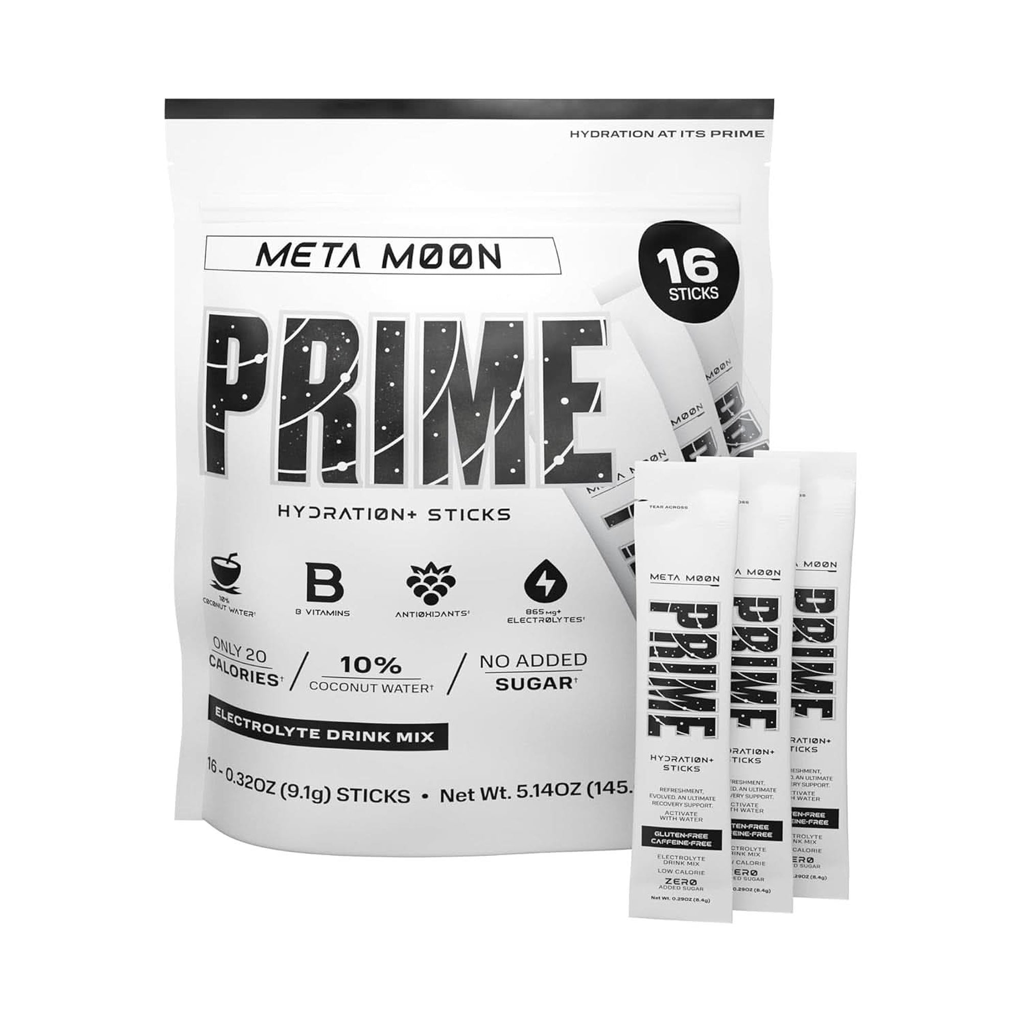 PRIME HYDRATION+ Sticks VARIETY PACK | Hydration Powder Single Serve Sticks | Electrolyte Powder on the Go | Low Sugar | Caffeine-Free | Vegan | 30 Sticks