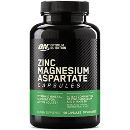 Optimum Nutrition Muscle Recovery and Endurance Supplement for Men and Women, Zinc and Magnesium Supplement, 180 Count