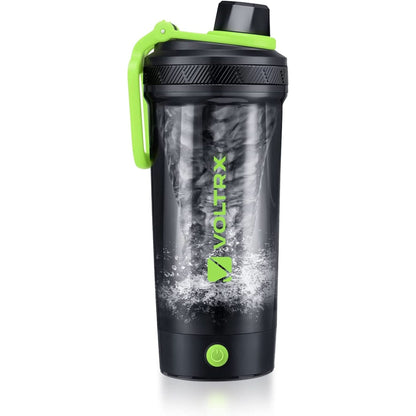 VOLTRX Electric Protein Shaker Bottle - USB Rechargeable Mixer Cup for Shakes and Meal Replacements, Bpa-Free Tritan, 24Oz