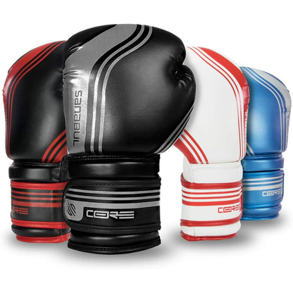 Sanabul Core Gel Training Boxing Gloves for Men and Women Advanced Muay Thai and Kickboxing Gloves Heavy Bag & Boxing Sparring