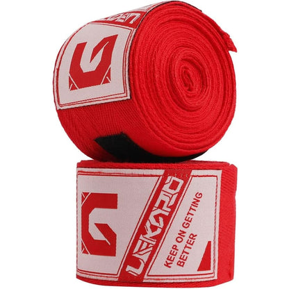 LEKÄRO Elastic Cotton Boxing Hand Wraps for Muay Thai MMA Training for Men & Women