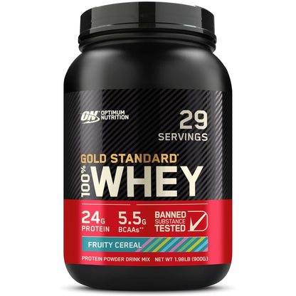 Optimum Nutrition Gold Standard 100% Whey Protein Powder, Double Rich Chocolate, 2 Pound (Packaging May Vary)