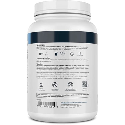 Transparent Labs Grass-Fed Whey Protein Isolate - Natural Flavor, Gluten Free Whey Protein Powder W/ 28G of Protein per Serving & 9 Essential Amino Acids - 30 Servings, Chocolate Peanut Butter