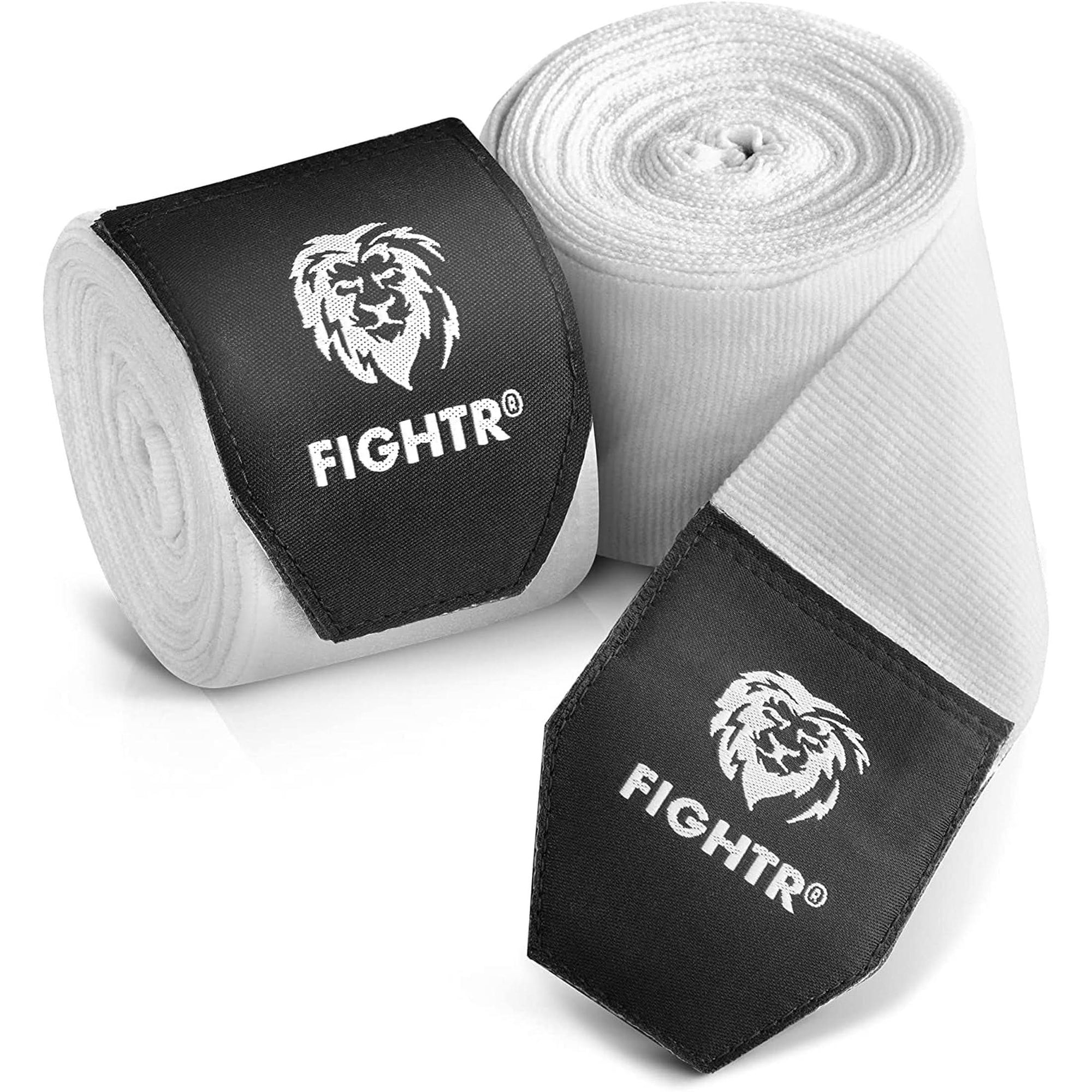 FIGHTR® Boxing Handwraps 160 Inches Semi-Elastic Hand Wraps with Thumb Loop for Boxing, MMA, Muay Thai & Martial Arts