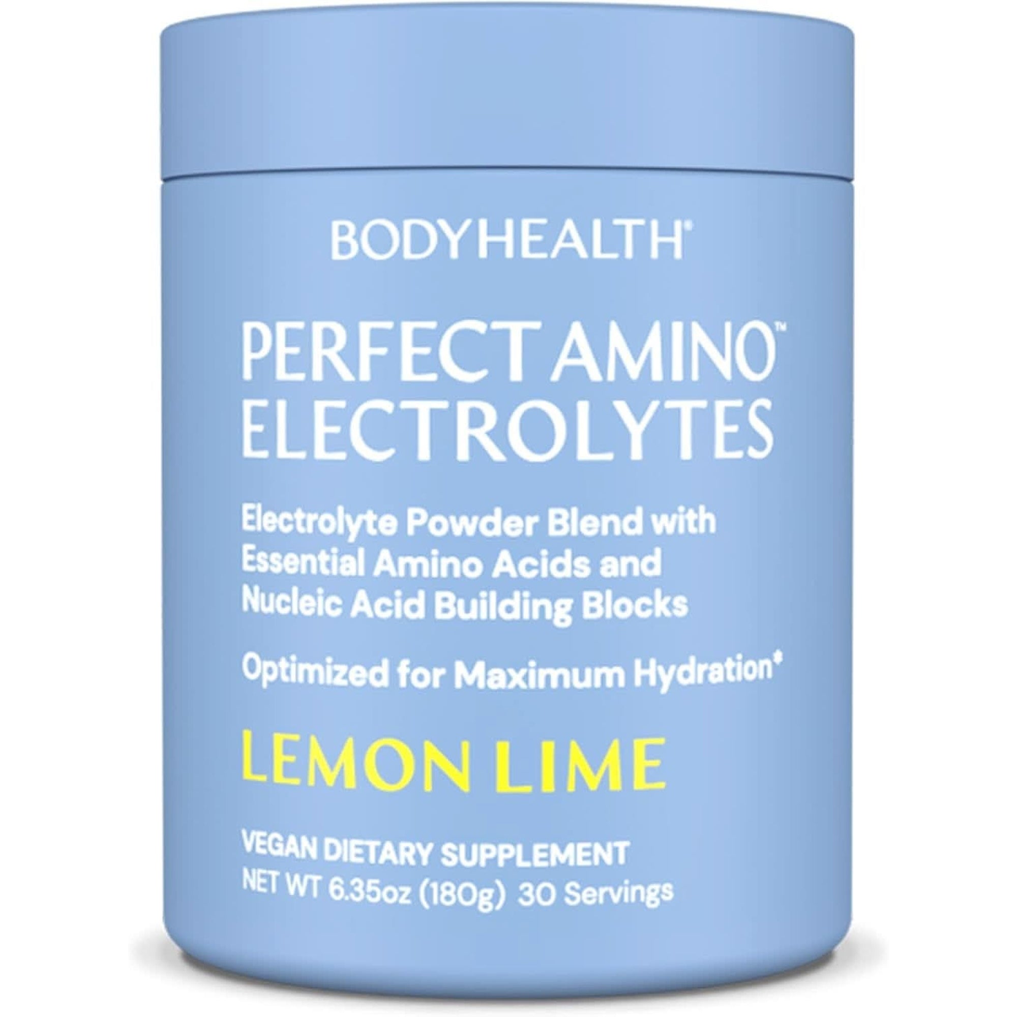 Bodyhealth Perfectamino Electrolytes Powder, Hydration Powder, Sugar Free Keto Electrolyte Drink Mix, Non GMO, Watermelon Flavor (30 Servings)